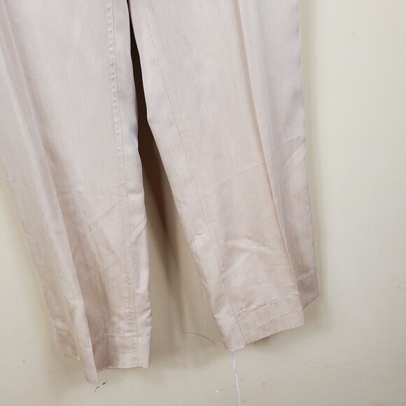 Per Se High Rise Straight-leg Dress Pants in Tan Size 14 - Picture 3 of 11